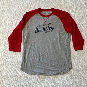 NORTH FACE - 3/4 Sleeve Vintage Men's Baseball T Shirt - XL